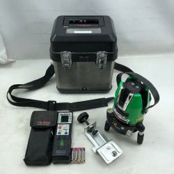 ◇◇ TAJIMA タジマ 工具 レーザー機器 レーザー墨出し器 受光器・ケース付き ZEROGN-KJY グリーン Cランク