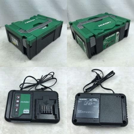  HiKOKI ハイコーキ 工具 ディスクグラインダー 充電器・充電池2個・ケース付 コードレス式 G1210DA グリーン