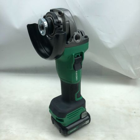  HiKOKI ハイコーキ 工具 ディスクグラインダー 充電器・充電池2個・ケース付 コードレス式 G1210DA グリーン