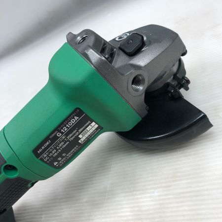  HiKOKI ハイコーキ 工具 ディスクグラインダー 充電器・充電池2個・ケース付 コードレス式 G1210DA グリーン