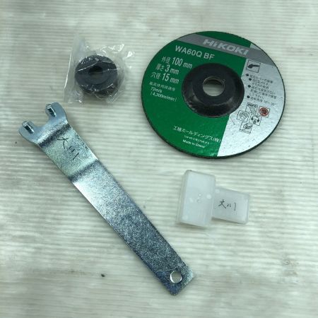  HiKOKI ハイコーキ 工具 ディスクグラインダー 充電器・充電池2個・ケース付 コードレス式 G1210DA グリーン