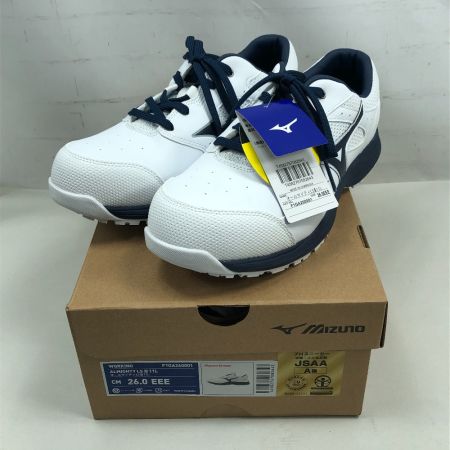  MIZUNO ミズノ 安全靴 未使用品(S) 26.0ｃｍ F1GA260001 ホワイト