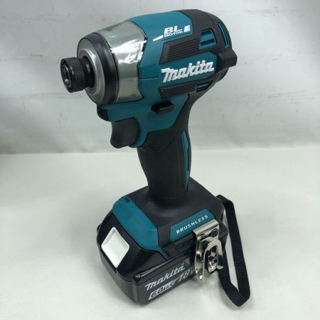 MAKITA マキタ 工具 インパクトドライバ 未使用品(S) 充電器・充電池2個・ケース付 コードレス式 TD173DRGX ブルー