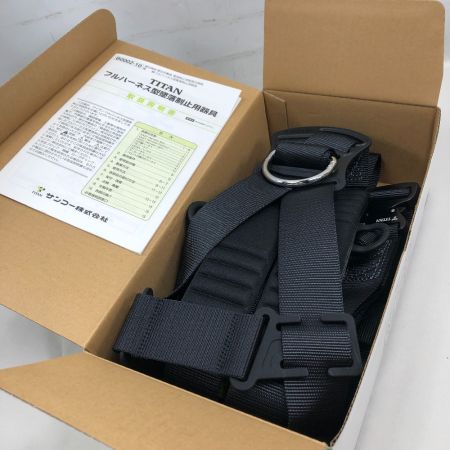  SANKO 江戸鳶ハーネス TITAN 未使用品(S) ETN-10A-L ブラック