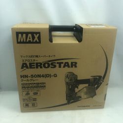 ◇◇ MAX マックス 工具 エアツール 釘打機スーパーネイラ 未使用品(S) 付属品完備 HN-50N4(D)-G レッド Sランク