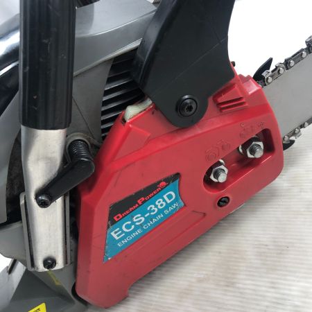  NAKATOMI 工具 チェーンソー 本体のみ 2サイクル ECS-38D レッド