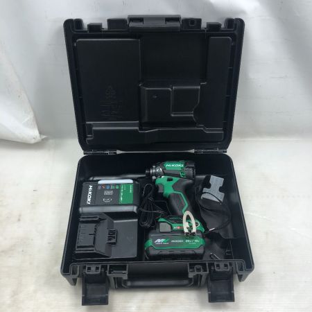  HiKOKI ハイコーキ 工具 インパクトドライバ 充電器・充電池1個・ケース付 コードレス式 WH18DC グリーン