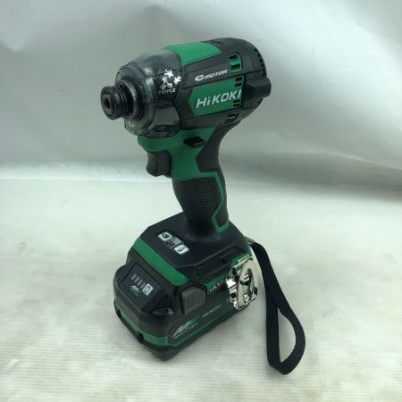  HiKOKI ハイコーキ 工具 インパクトドライバ 充電器・充電池1個・ケース付 コードレス式 WH18DC グリーン