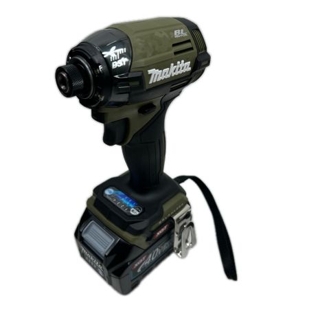 MAKITA マキタ インパクトドライバ 未使用品(S) 充電器・充電池2個・ケース付 コードレス式 40v 2.5Ah TD002GRDXO オリーブ