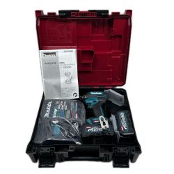 MAKITA マキタ インパクトドライバ 未使用品(S) 充電器・充電池2個・ケース付 コードレス式 40v 2.5Ah TD002GRDX ブルー Sランク