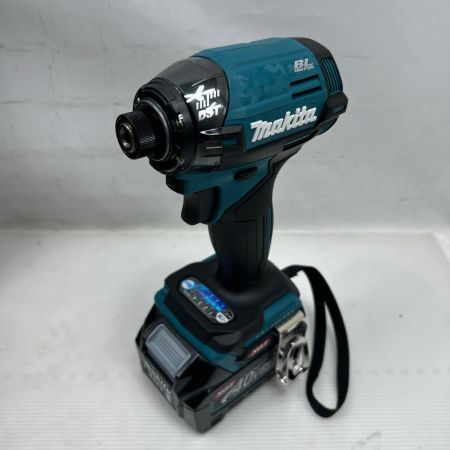 MAKITA マキタ インパクトドライバ 未使用品(S) 充電器・充電池2個・ケース付 コードレス式 40v 2.5Ah TD002GRDX ブルー