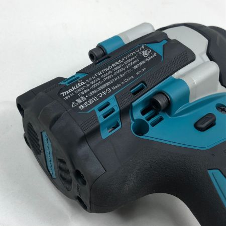  MAKITA マキタ 工具 インパクトレンチ 程度A 本体のみ コードレス式 TW700D ブルー