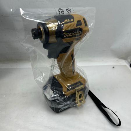  MAKITA マキタ インパクトドライバ 未使用品(S) 充電器・充電池2個・ケース付 コードレス式 TD173DGXPY イエロー