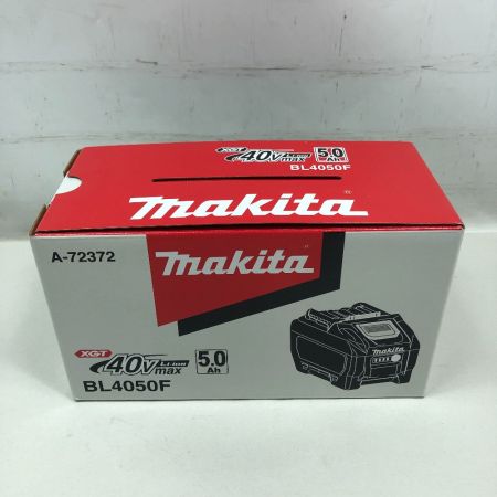  MAKITA マキタ バッテリー 未使用品(S) 本体のみ 40v 5.0Ah BL4050F ブラック
