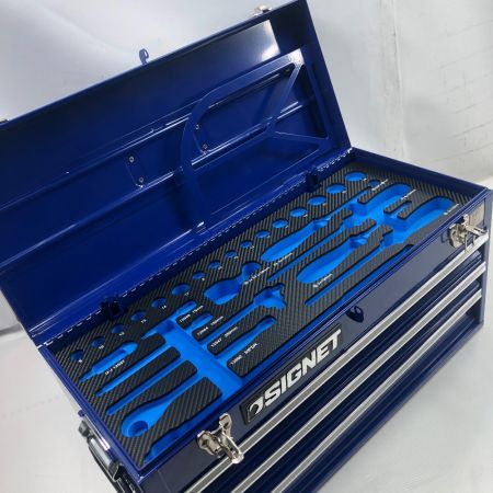  SIGNET  工具箱 カバー付き ブルー