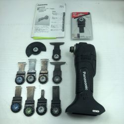 ◇◇ Panasonic パナソニック 工具 マルチツール 替刃付き コードレス式 EZ46AS ブラック Cランク