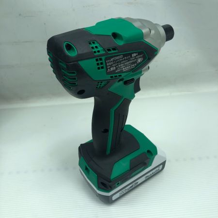  MAKITA マキタ 工具 インパクトドライバ 程度A 充電器・充電池2個・ケース付 コードレス式 MTD002DSAX グリーン