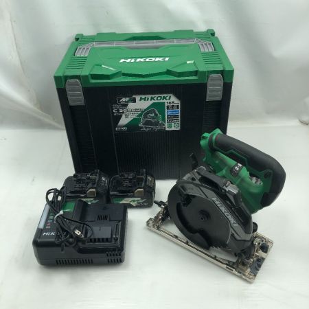  HiKOKI ハイコーキ 工具 丸のこ 充電器・充電池2個・ケース付 コードレス式 C3606DB グリーン