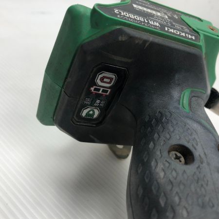  HiKOKI ハイコーキ 工具 インパクトレンチ 本体のみ WR18DBDL2 グリーン