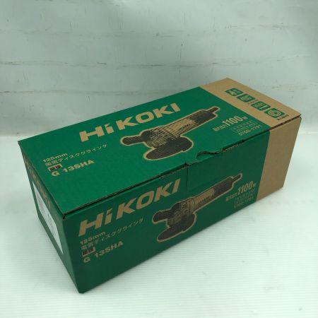  HiKOKI ハイコーキ 工具 グラインダー 未使用品(S) グリップ・レンチ・砥石付 コード式 G13SHA シルバー