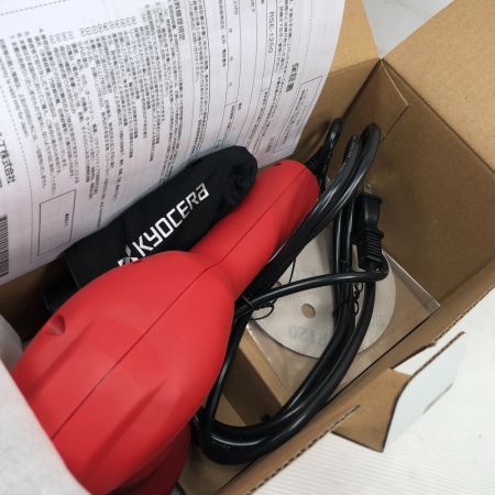  KYOCERA キョウセラ 工具 サンダーポリッシャー 未使用品(S) 本体のみ コード式 RSE-1250 レッド