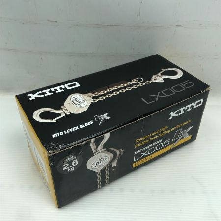  KITO キトー レバーブロック 未使用品(S) 本体のみ LX005 シルバー
