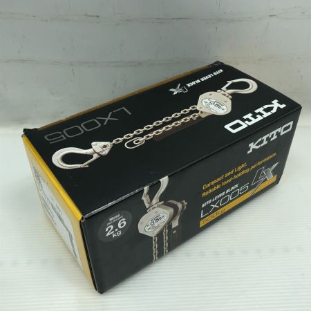  KITO キトー レバーブロック 未使用品(S) 本体のみ LX005 シルバー