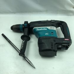 ◇◇ MAKITA マキタ 工具 ハンマドリル ハンドル・ブルポイント付 コードレス式 40v HR005G ブルー Cランク