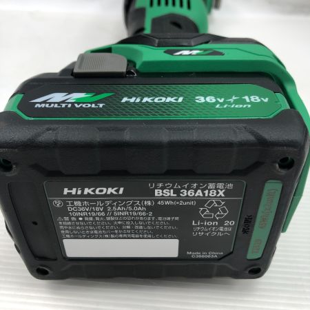  HiKOKI ハイコーキ 工具 マルチツール 未使用品(S) 付属品完備 コードレス式 CV36DMA グリーン