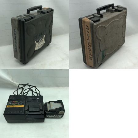  HITACHI 日立 工具 インパクトドライバ 充電器・充電池1個・ケース付 コードレス式 14.4v 6.0Ah WH14DSL イエロー