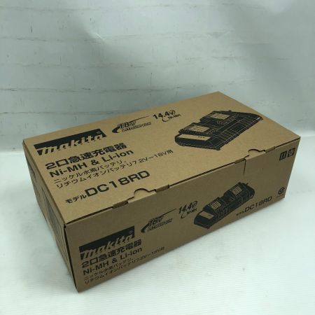  MAKITA マキタ ２口急速充電器 未使用品(S) DC18RD ブラック