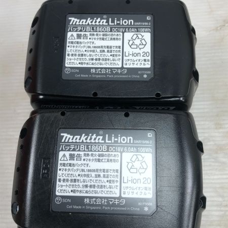  MAKITA マキタ 二口急速充電器 未使用品(S) 本体のみ DC18RD+BL1860B ブラック