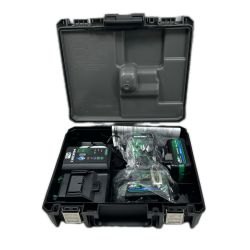 HiKOKI ハイコーキ インパクトドライバ 未使用品(S) 充電器・充電池2個・ケース付 コードレス式 36v WH36DD グリーン Sランク