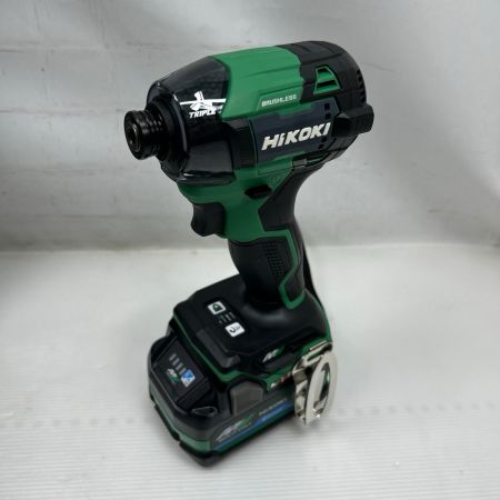 HiKOKI ハイコーキ インパクトドライバ 未使用品(S) 充電器・充電池2個・ケース付 コードレス式 36v WH36DD グリーン