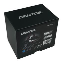 ◇◇ GENTOS ヘッドライト 未使用品(S) GH-203RG ブラック Sランク