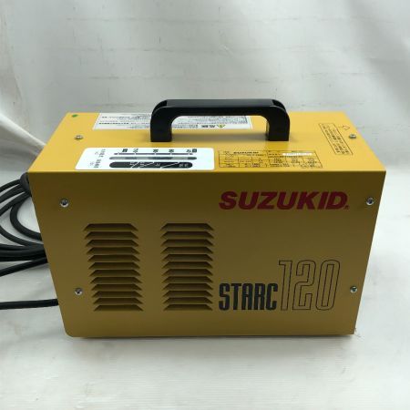  SUZUKID 溶接機 本体のみ コード式 100v STARC120 オレンジ