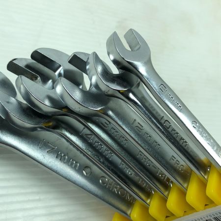  TOP工業 首振りロックラチェットコンビセット 8-17 ６本セット FRC-6000LK シルバー