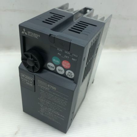  MITSUBISHI ミツビシ インバータ― 2023年製 (FR-BSF01)付き FR-E720-0.4K