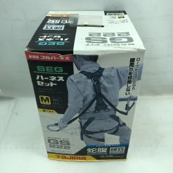 ◇◇ TAJIMA タジマ フルハーネス型安全帯 未使用品(S) Mサイズ 箱イタミ有 GS222 ブラック Sランク
