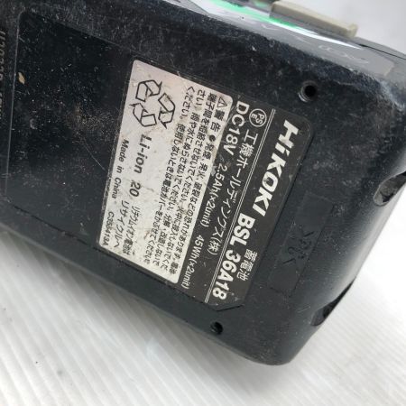  HITACHI 日立 コードレスロータリハンマドリル 充電器・充電池1個付 DH18DBDL グリーン