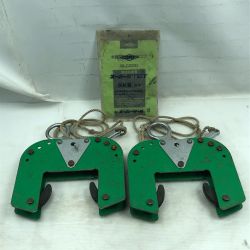 ◇◇ SUPERTOOL 木質梁専用吊クランプ ２個セット BLC200 グリーン Cランク