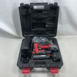 ◇◇ MAX マックス ピンネイラ 充電器・充電池2個・ケース付 コードレス式 TJ-35P レッド Cランク