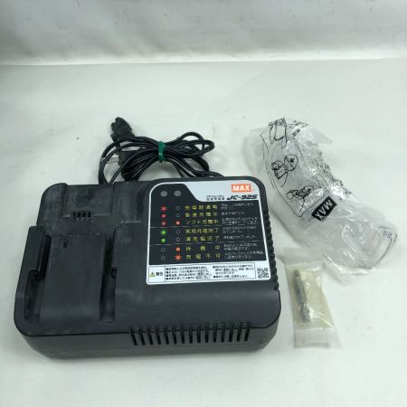  MAX マックス ピンネイラ 充電器・充電池2個・ケース付 コードレス式 TJ-35P レッド