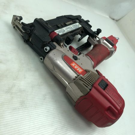  MAX マックス スーパーネイラ ケース付 高圧 HA-50F1 レッド