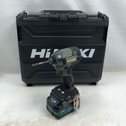 ◇◇ HiKOKI ハイコーキ インパクトドライバ 充電池1個・ケース付 コードレス式 WH36DD オリーブ Cランク