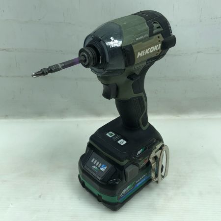  HiKOKI ハイコーキ インパクトドライバ 充電池1個・ケース付 コードレス式 WH36DD オリーブ