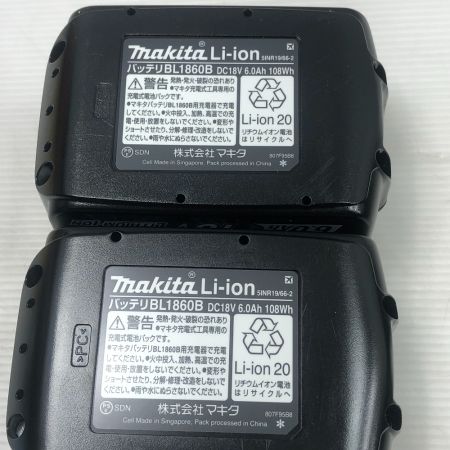  MAKITA マキタ バッテリー 未使用品(S) 本体のみ 4個セット BL1860B ブラック