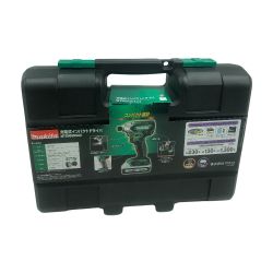 ◇◇ MAKITA マキタ インパクトドライバ 未使用品(S) 充電器・充電池2個・ケース付 MTD002DSAX グリーン Sランク