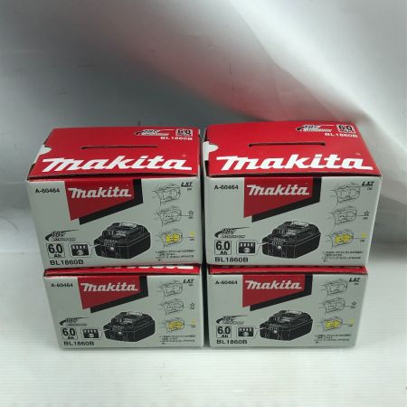  MAKITA マキタ バッテリー ４個セット 未使用品(S) BL1860B ブラック