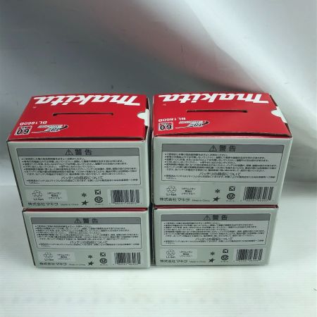  MAKITA マキタ バッテリー ４個セット 未使用品(S) BL1860B ブラック
